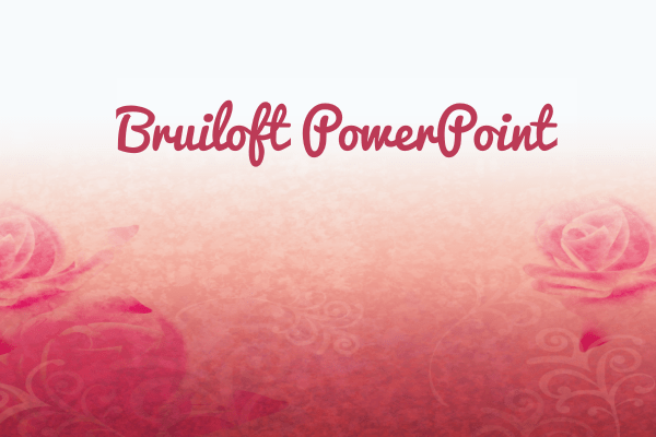 Bruiloft PowerPoint